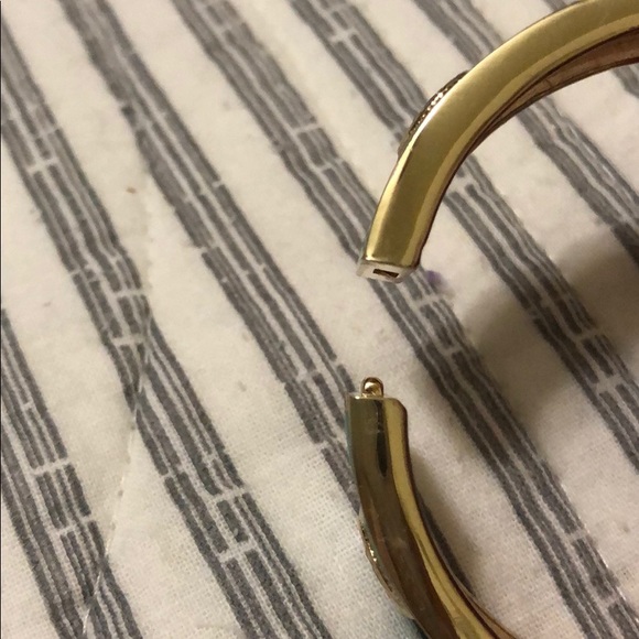 Blue and gold bangle bracelet - Picture 6 of 6